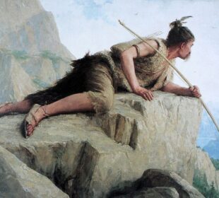 „Stanovnik sojenice“, Albert Anker, 1886. Rani anatomski moderni ljudi imali su mnoge komparativne prednosti u odnosu na neandertalce koje su zatekli na tlu Evrope. Foto: Wikimedia Commons/The Winterthur Museum of Art/"Von Anker bis Zünd, Die Kunst im jungen Bundesstaat 1848 - 1900", Kunsthaus Zürich/Parpan05