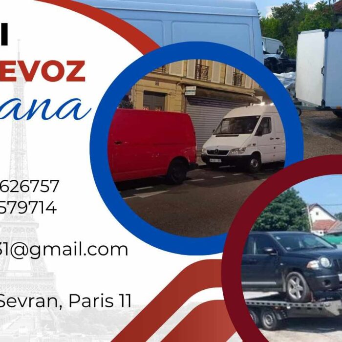 Kombi prevoz, Pariz, Francuska – Snežana