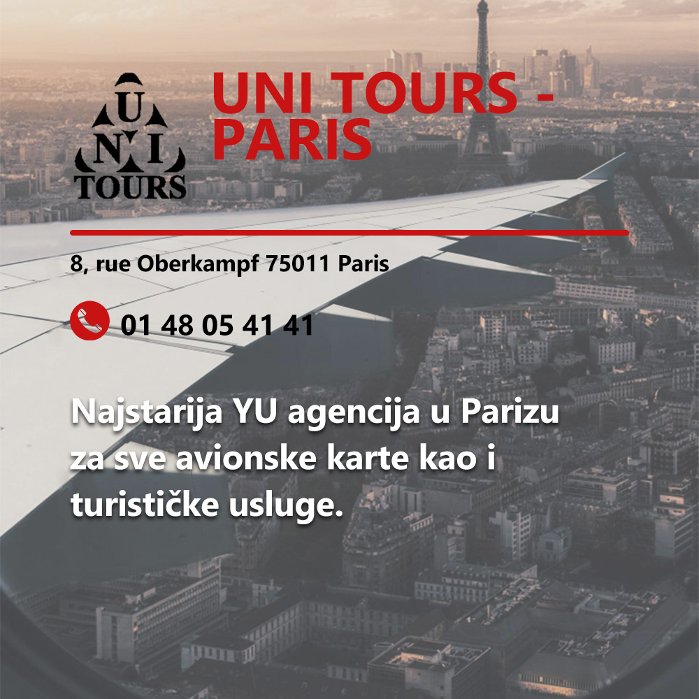 Uni Tours – Turistička agencija Pariz Francuska