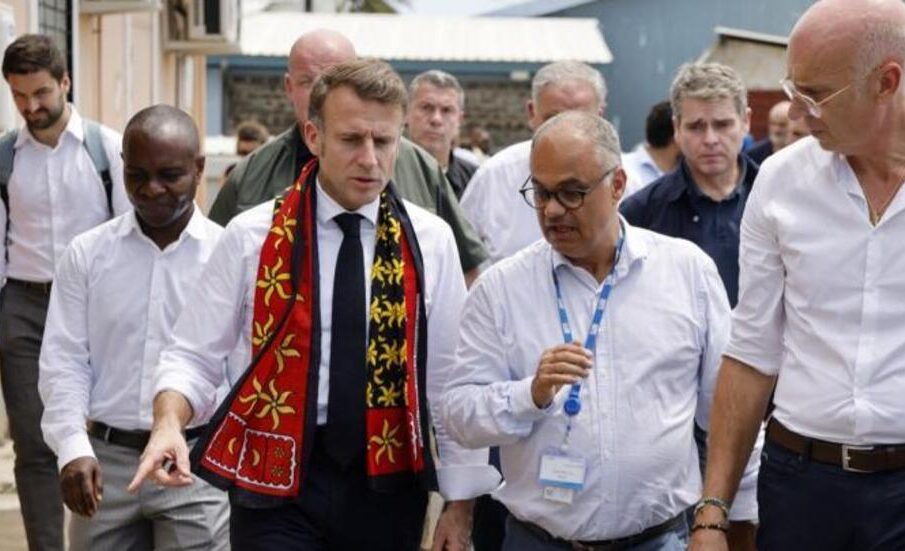 Predsednik Francuske Emanuel Makron u poseti Mejotu