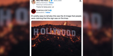 Lažne vesti o požarima u Los Anđelesu su preplavile internet Foto Rawalert via X
