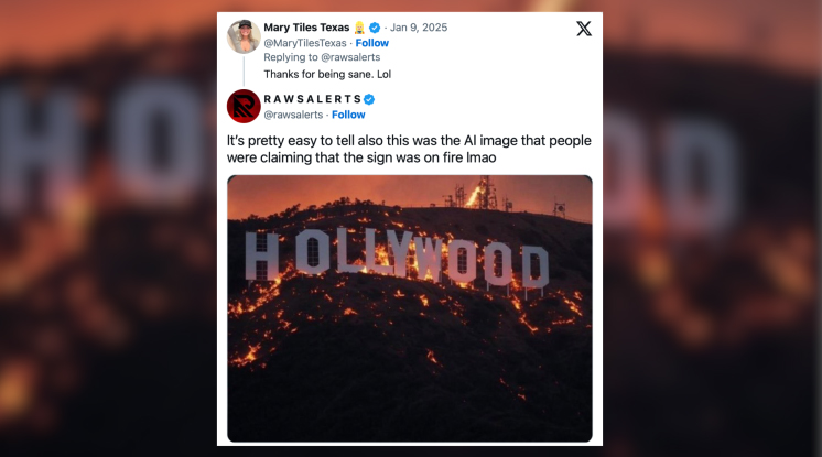 Lažne vesti o požarima u Los Anđelesu su preplavile internet Foto Rawalert via X