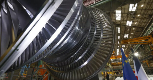 Nuklearna turbina u Belfontu 2022 Jean-Francois Badias AP