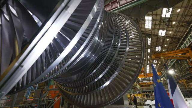 Nuklearna turbina u Belfontu 2022 Jean-Francois Badias AP