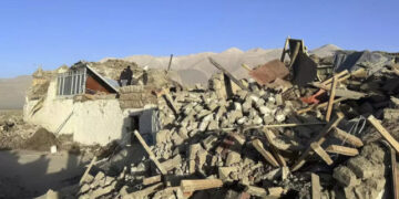 Posledice zemljotresa na Tibetu 2025 foto AP