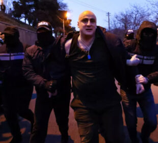 Hapšenje demonstranata u Gruziji