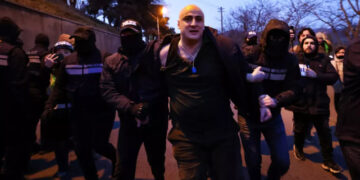 Hapšenje demonstranata u Gruziji