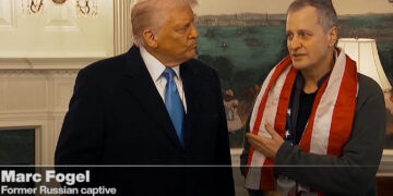 Mark Fogel i predsednik SAD Donald Tramp
