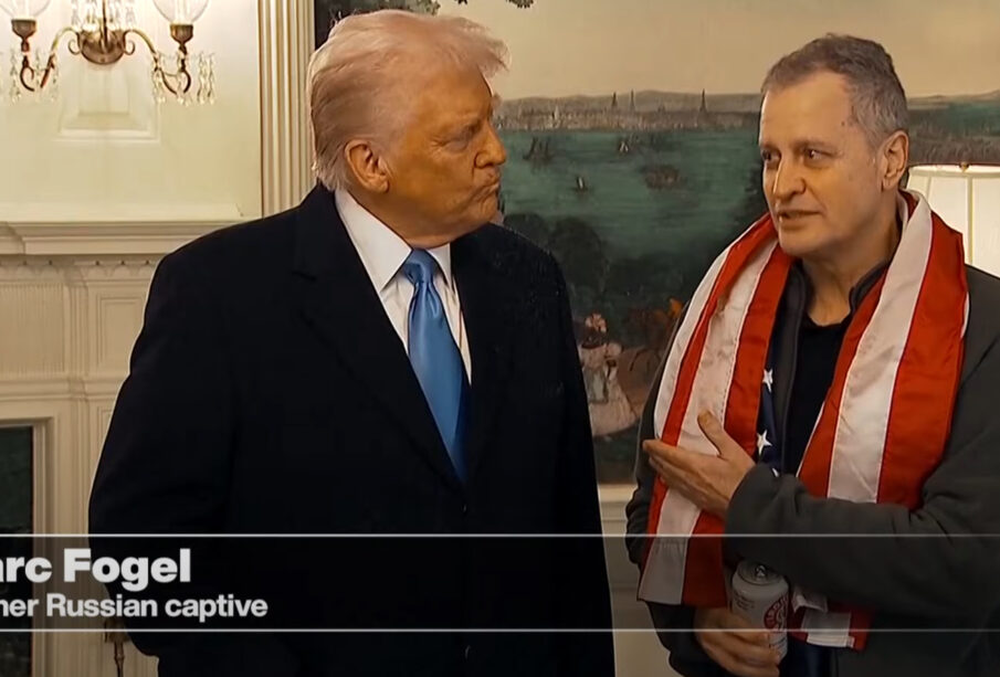 Mark Fogel i predsednik SAD Donald Tramp