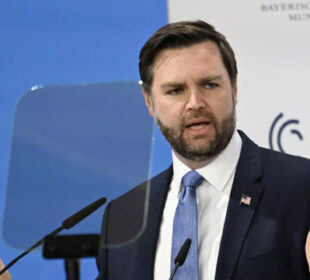 Potpredsednik SAD-a JD Vens održao je govor na 61 Minhenskoj bezbednosnoj konferenciji u južnoj Nemačkoj foto Tomas Kincl AFP
