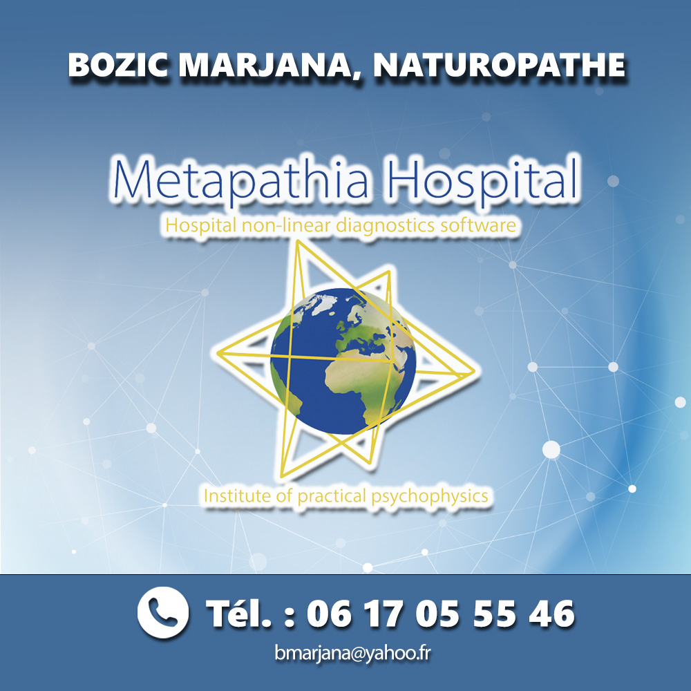 BOŽIĆ MARJANA, NATUROPATA – Cabinet de Médecine Quantique